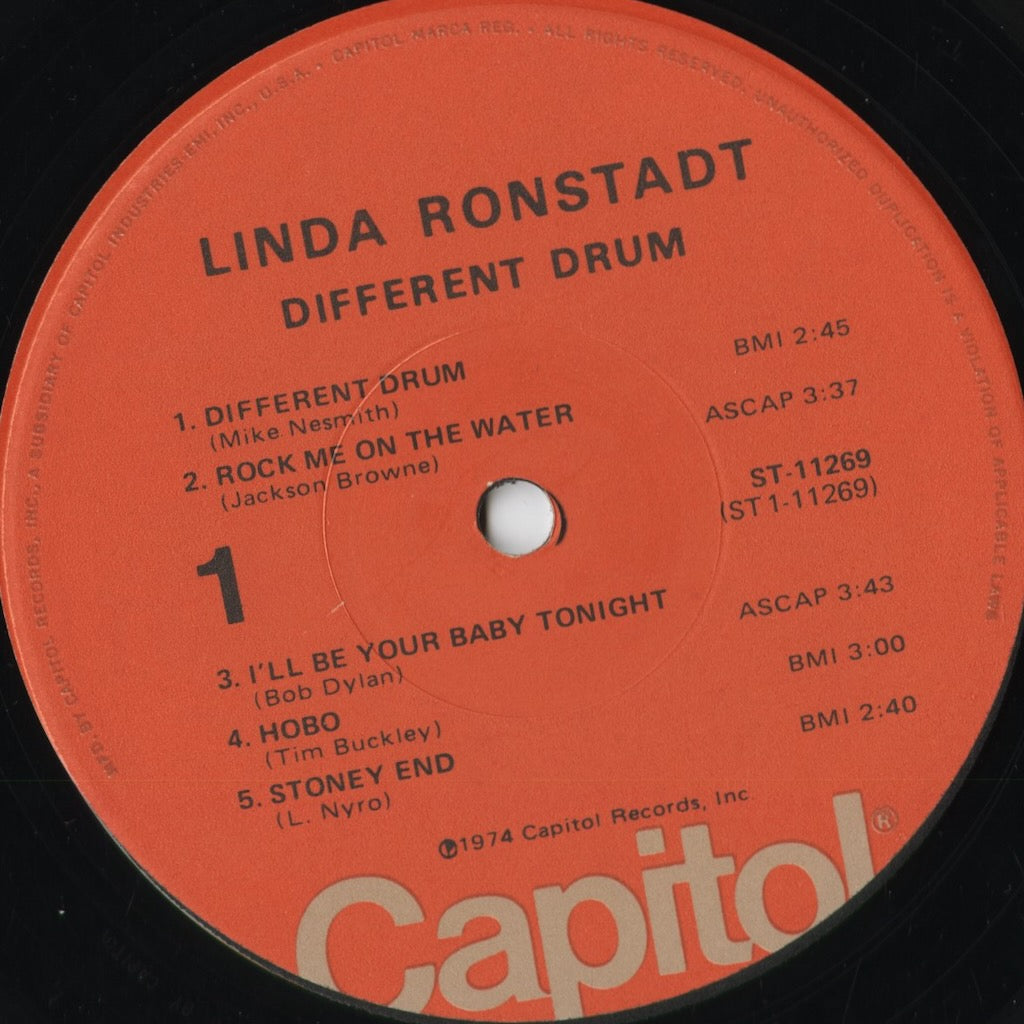 Linda Ronstadt - Different Drum (ST-11269) 1976 US Capitol｜中古LP