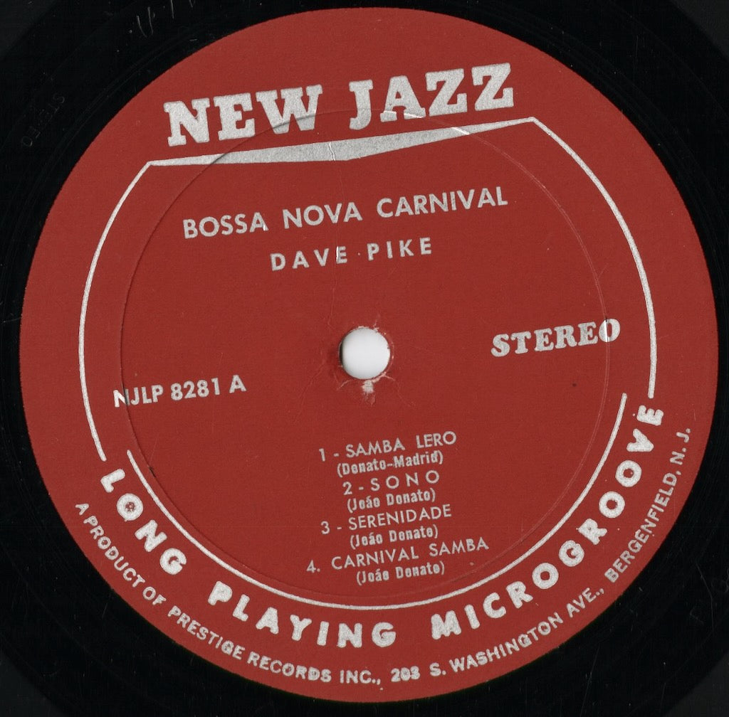 デイヴ・パイク / Dave Pike『Bossa Nova Carnival』(NJLP 8281) 1962