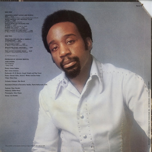 Jerry Butler - Power Of Love (SRM-1-689) LP 1973 US Mercury｜中古LP