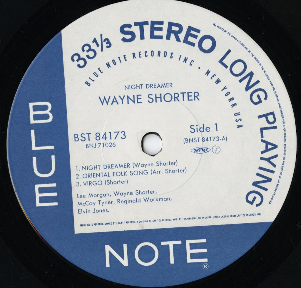 Wayne Shorter - Night Dreamer (BNJ-71026) LP 1984 JPN Blue Note｜中古LP