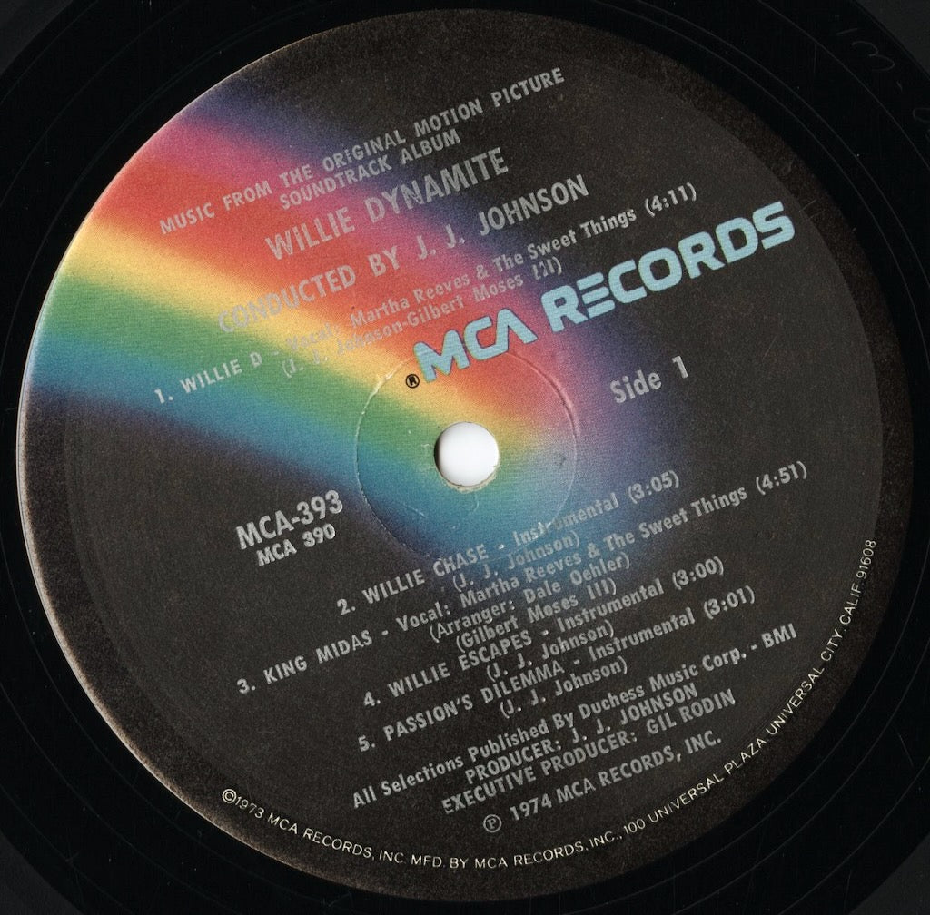 Willie Dynamite -OST / ウィリー・ダイナマイト -OST / Music: J.J. Johnson (MCA-393)