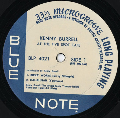 Kenny Burrell - On View At The Five Spot Cafe (BLP 4021) 1972 US Blue Note｜中古LP
