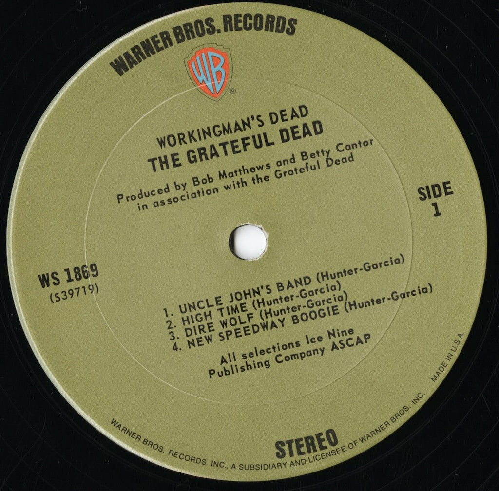 Grateful Dead / グレイトフル・デッド / Workingman's Dead  (WS 1869)