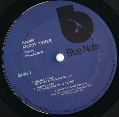 McCoy Tyner – Asante (BN-LA223-G) LP 1974 US Blue Note｜中古LP