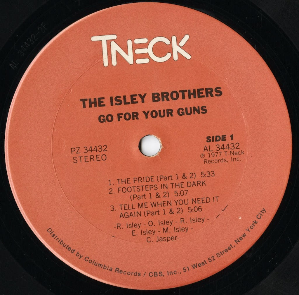The Isley Brothers - Go For Your Guns (PZ 34432) LP 1977 US T-Neck｜中古LP