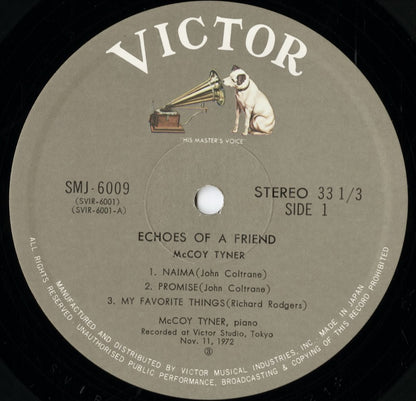 McCoy Tyner / マッコイ・タイナー / Echoes Of A Friend (SMJ-6009)