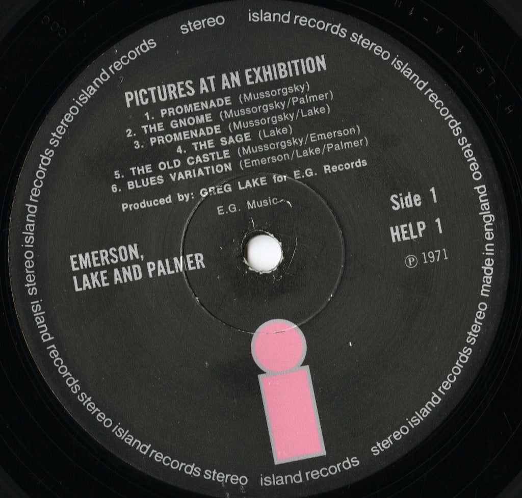 Emerson, Lake & Palmer / エマーソン・レイク・アンド・パーマー / Pictures At An Exhibition (HELP 1)