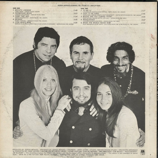 Sergio Mendes & Brasil '66 – Ye-Me-Le (SP-4236) LP 1969 US A&M | 中古LP