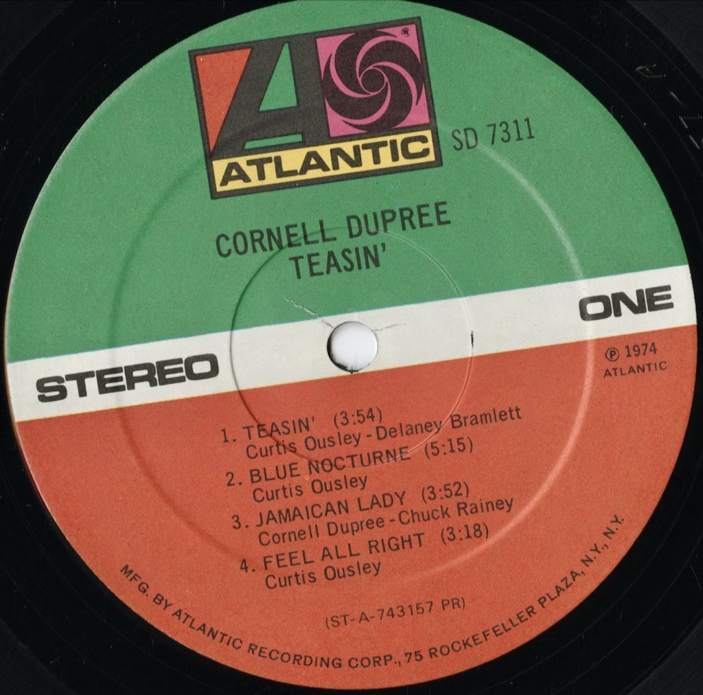 Cornell Dupree – Teasin' (SD 7311) LP 1974 US Atlantic｜中古LP