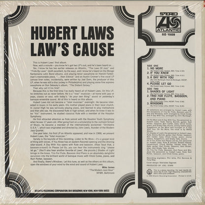 Hubert Laws / ヒューバート・ロウズ / Laws' Cause (SD 1509)