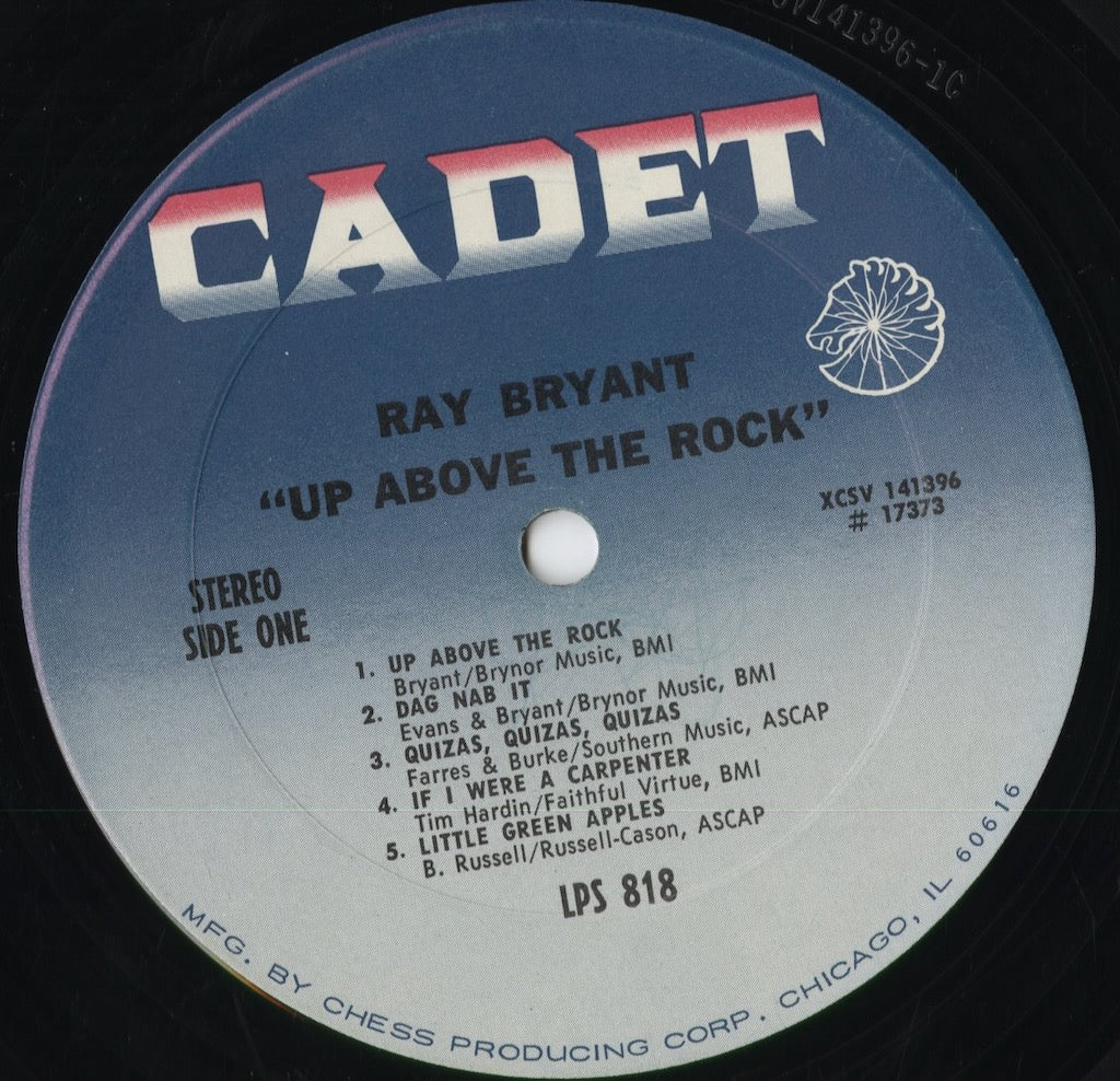 Ray Bryant - Up Above The Rock (LPS-818) 1968 US Cadet｜中古LP