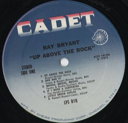Ray Bryant - Up Above The Rock (LPS-818) 1968 US Cadet｜中古LP