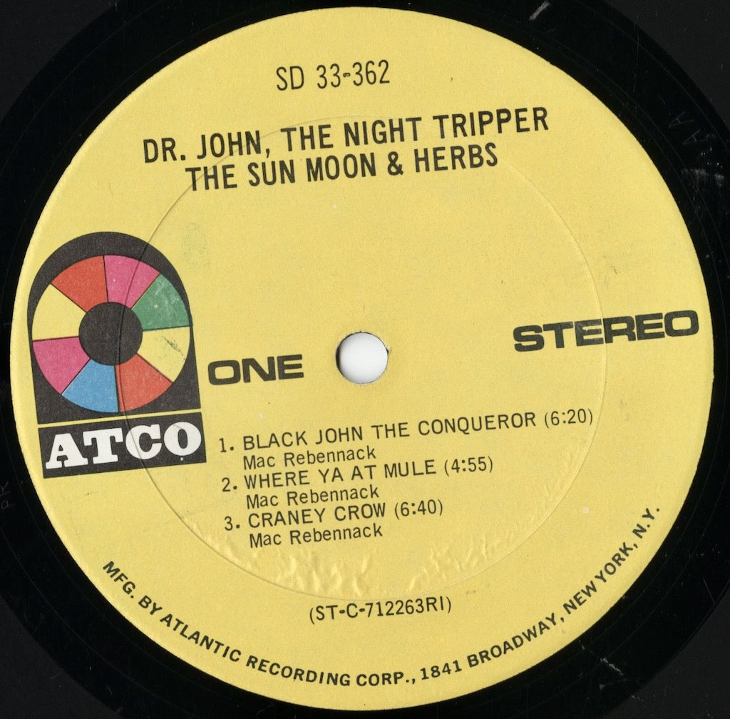 Dr. John / ドクター・ジョン / The Sun Moon & Herbs (SD 33-362)
