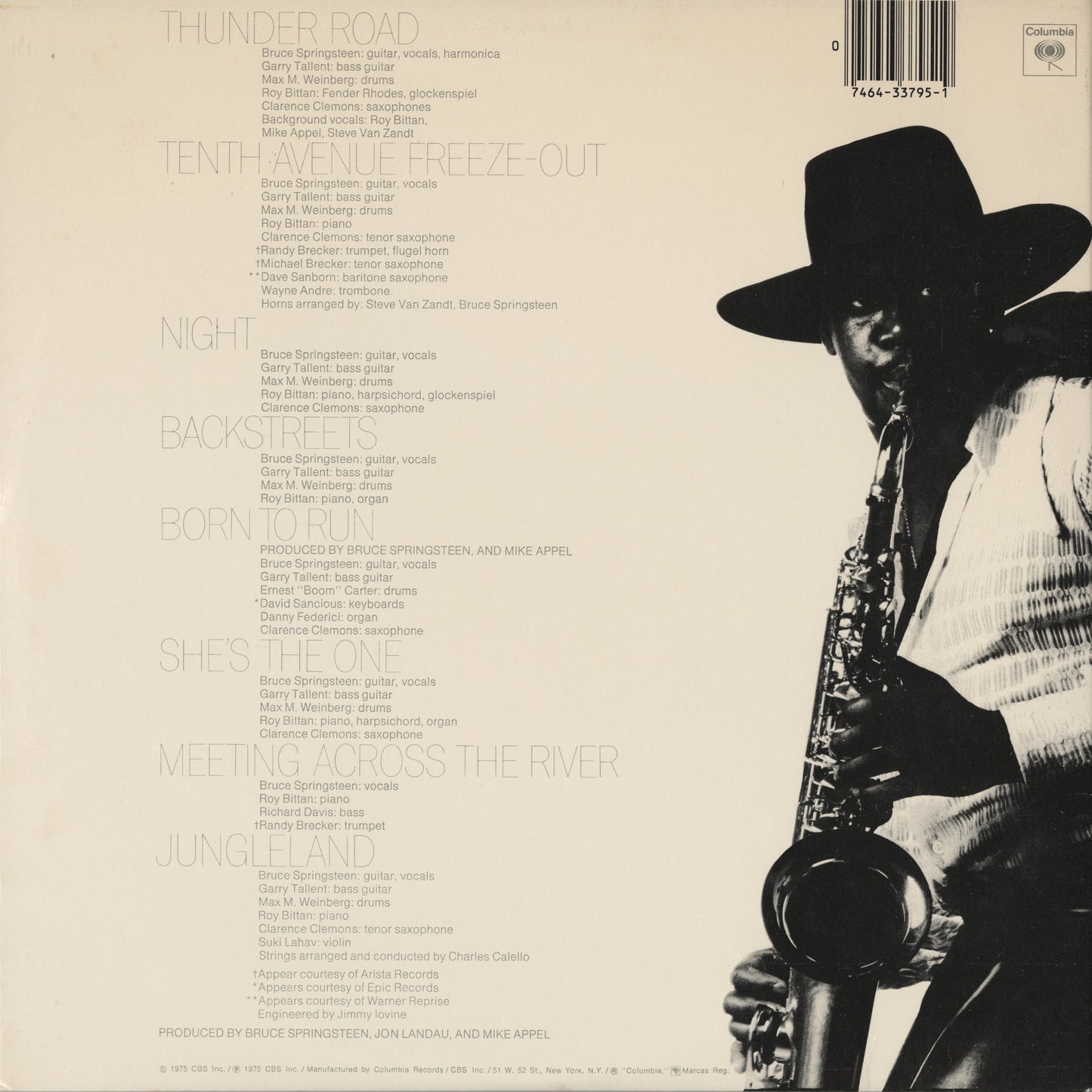 Bruce Springsteen / ブルース・スプリングスティーン / Born To Run (JC33795)