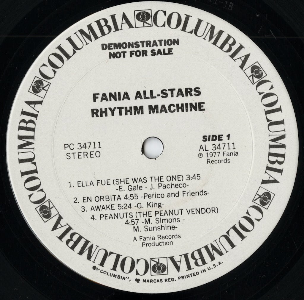 Fania All Stars - Rhythm Machine (PC 34711) LP 1977 US Columbia｜中古LP