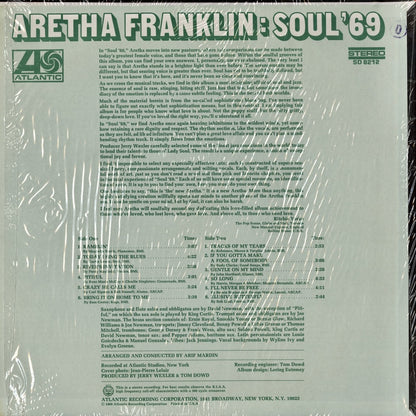 Aretha Franklin / アレサ・フランクリン / Soul '69 (SD 8212)