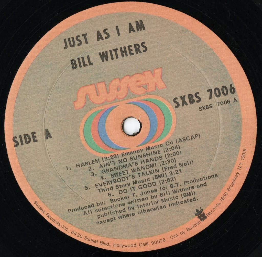 Bill Withers / ビル・ウィザース / Just As I Am (SXBS 7006)