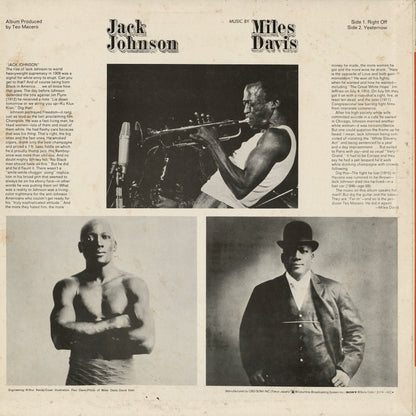 Miles Davis - Jack Johnson (SOPN 99) LP 1974 JPN CBS/Sony｜中古LP