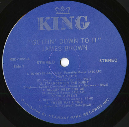 James Brown - Gettin' Down To It (KSD-1051) 1969 US King｜中古LP