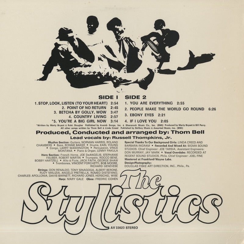 The Stylistics / スタイリスティックス / The Stylistics (AV-33023)