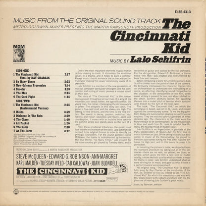 Lalo Schifrin - The Cincinnati Kid (E4313) 1965 US MGM｜中古LP