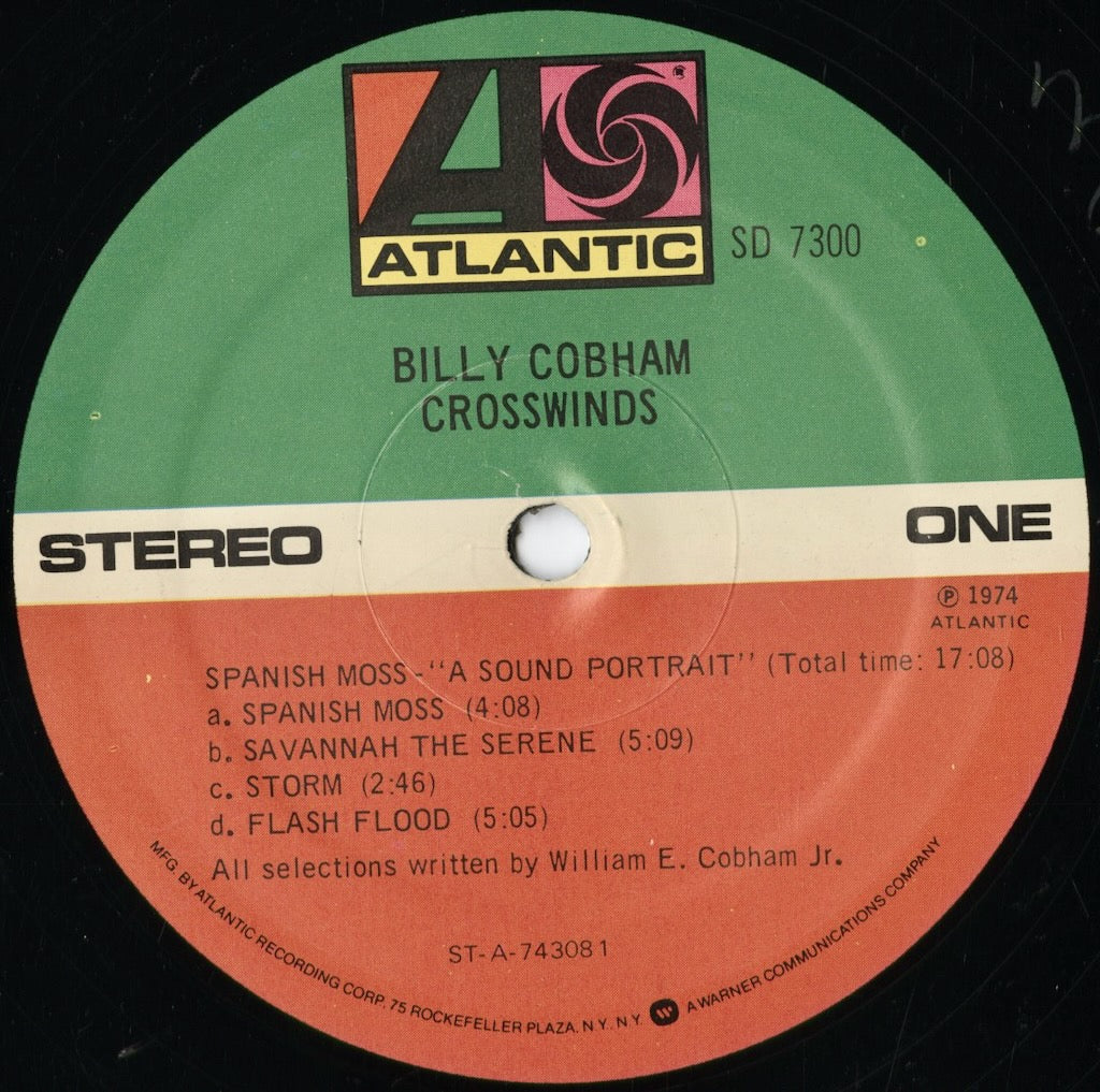 Billy Cobham - Crosswinds (SD 7300) 1975 US Atlantic｜中古LP
