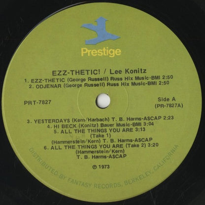 Lee Konitz / リー・コニッツ / Ezz-thetic! (PRT-7827)