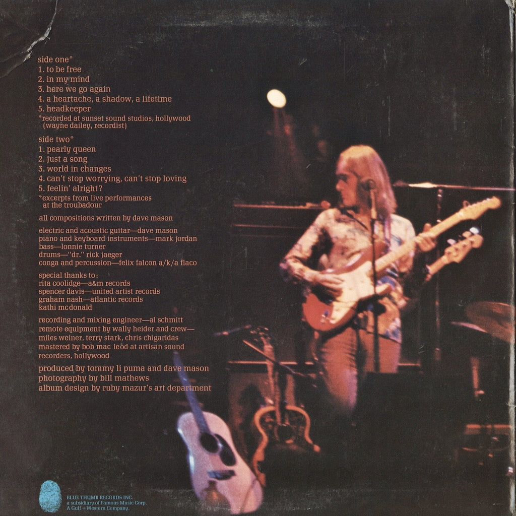 Dave Mason / デイヴ・メイソン / Headkeeper (BTS 34)