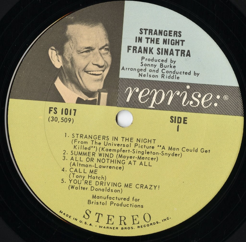 Frank Sinatra - Strangers In The Night (FS-1017) LP 1966 US Reprise｜中古LP