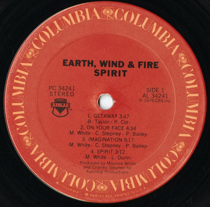 Earth Wind & Fire – Spirit (PC 34241) 1976 US Columbia｜中古LP