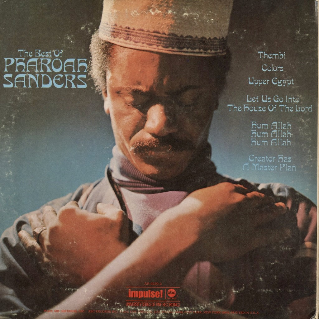 Pharoah Sanders - The Best Of Pharoah Sanders (AS-9229-02) 1972 US Impulse｜中古LP