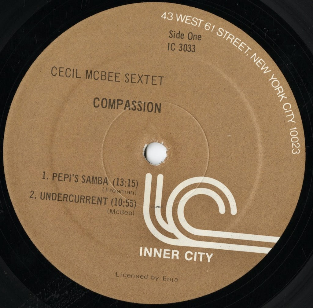 Cecil McBee / セシル・マクビー・セクステット / Compassion (IC3033)