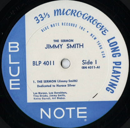 Jimmy Smith - The Sermon! (BLP 4011) 1962 US Blue Note｜中古LP