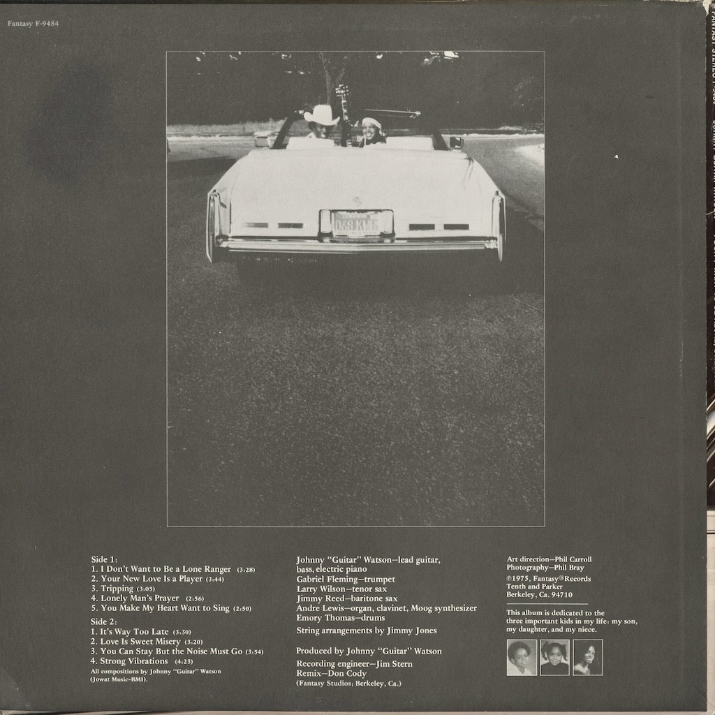 Johnny Guitar Watson – I Don't Want To Be Alone Stranger (F-9484) LP 1975 US Fantasy｜中古LP