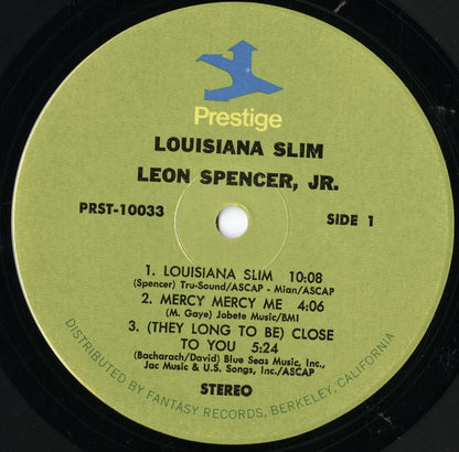 Leon Spencer / レオン・スペンサー / Louisiana Slim (PR 10033)