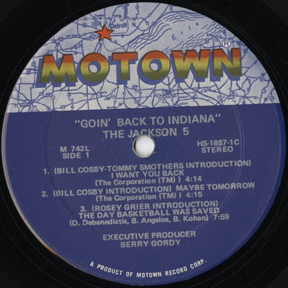 Jackson 5 / ジャクソン・ファイヴ / Goin' Back To Indiana (M 742-L)