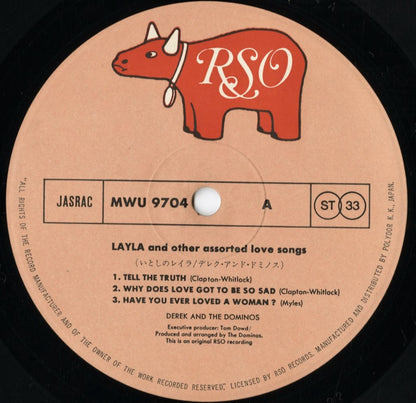 Derek & The Dominos - Layla And Other Assorted Love Songs (MWU 9703/4) 1979 JPN RSO/Polydor｜中古LP