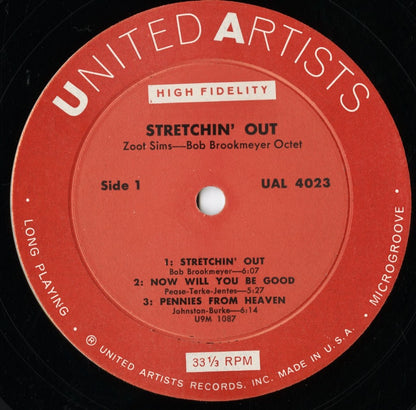 Zoot Sims, Bob Brookmeyer / ズート・シムズ, ボブ・ブルックマイヤー / Stretching Out (UAL 4023)