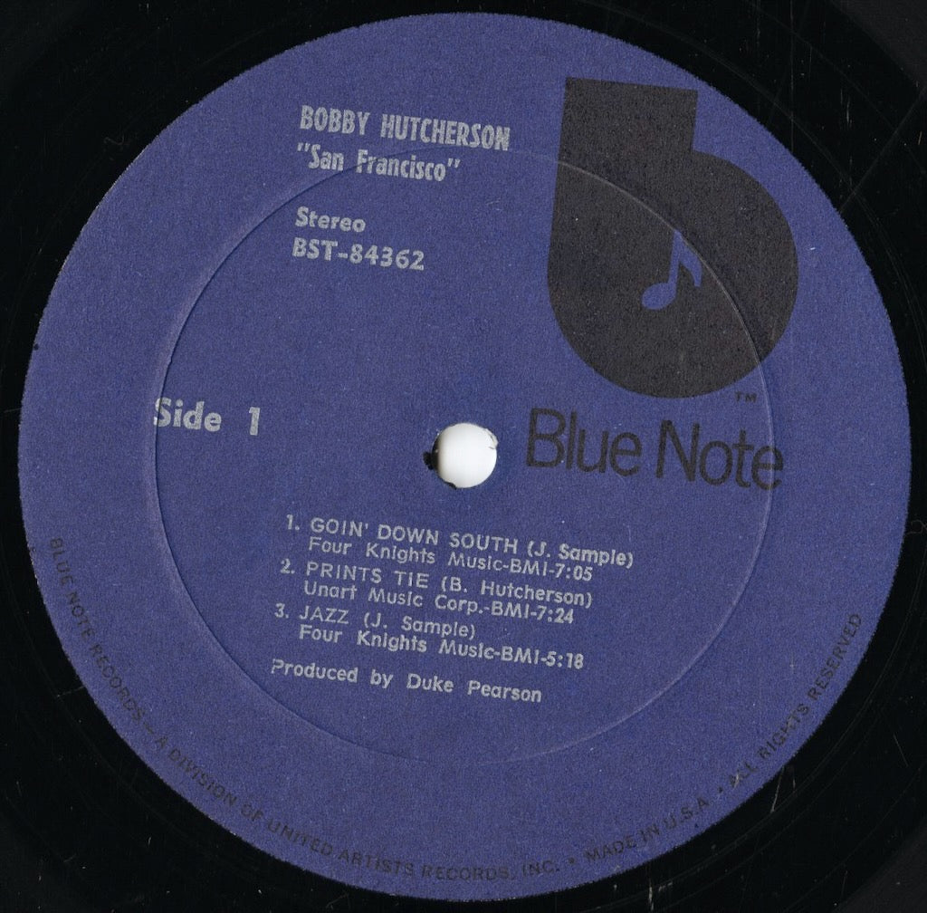 激レアStereoオリジナル‼️Bobby Hutcherson Bobby Hutcherson / ボビー・ハッチャーソン / San Francisco