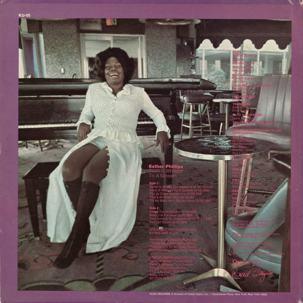 Esther Phillips – From A Whisper To A Scream (KU-05) LP 1971 US KUDU | 中古LP