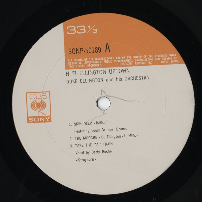 Duke Ellington - Hi-Fi Ellington Uptown (SONP 50189) LP 1970 JPN CBS-SONY｜中古LP