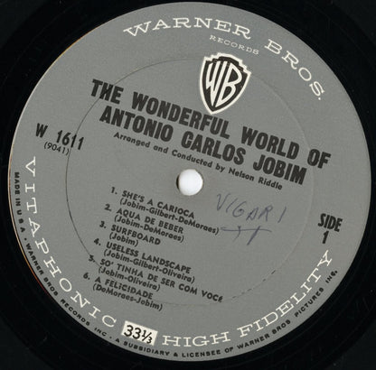 Antonio Carlos Jobim / アントニオ・カルロス・ジョビン / The Wonderful World Of Antonio Carlos Jobim (W 1611)