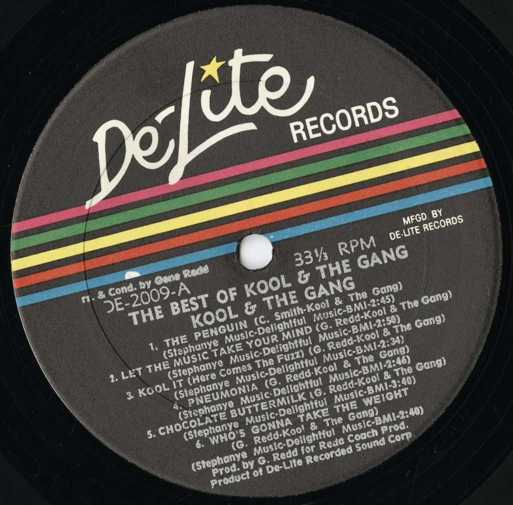 Kool & The Gang - The Best Of Kool And The Gang (DE-2009) 1971 US De-Lite｜中古LP
