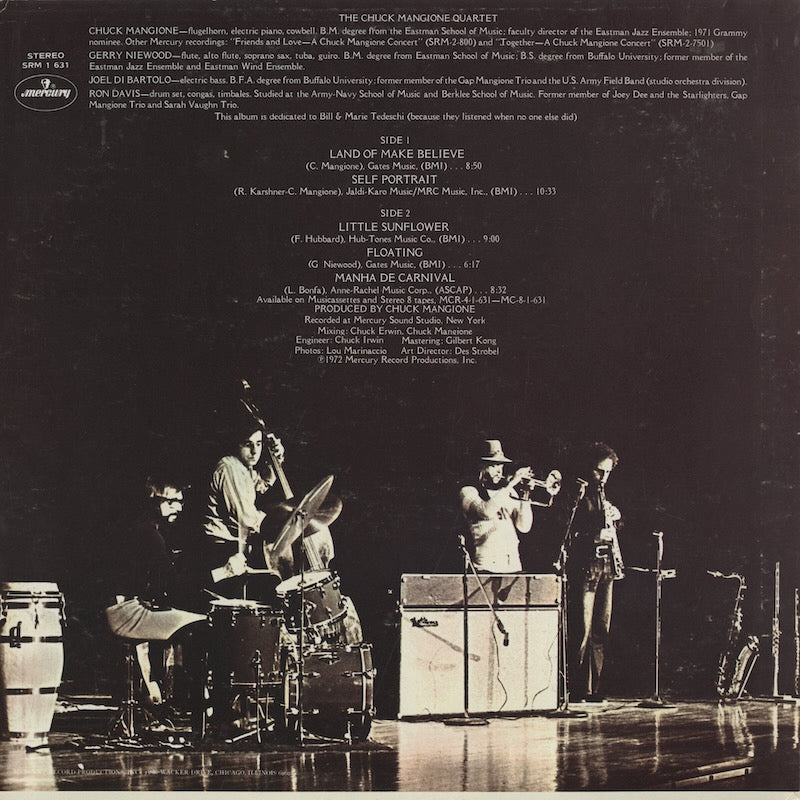 Chuck Mangione / チャック・マンジョーネ・カルテット / The Chuck