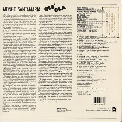 Mongo Santamaria - Olé Ola (CJP-387) 1989 US Concord Jazz Picante｜中古LP