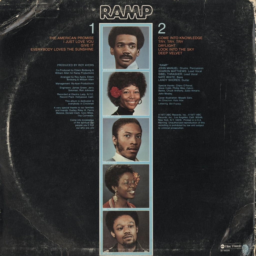 Ramp - Come Into Knowledge (BT-6028) 1977 US ABC / Blue Thumb｜中古LP