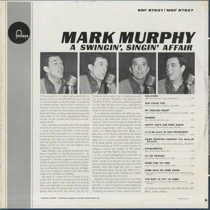 Mark Murphy / マーク・マーフィ / A Swingin' Singin' Affair (MGF 27537)