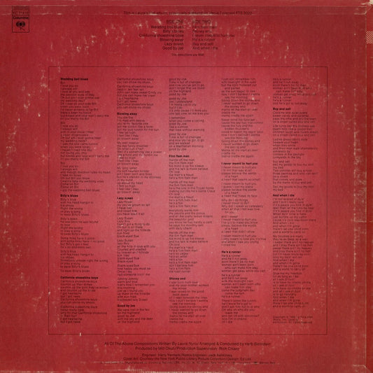 Laura Nyro - The First Songs (KC 31410) 1973 US Columbia｜中古LP