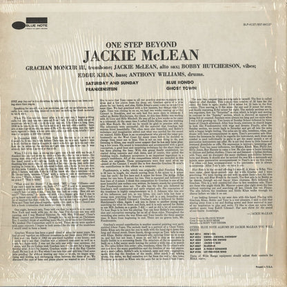 Jackie McLean / ジャッキー・マクリーン / One Step Beyond (BST 84137)