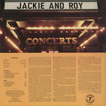 Jackie And Roy – Concerts By The Sea (KUX-93-CT) LP 1977 JPN Catalyst | 中古LP